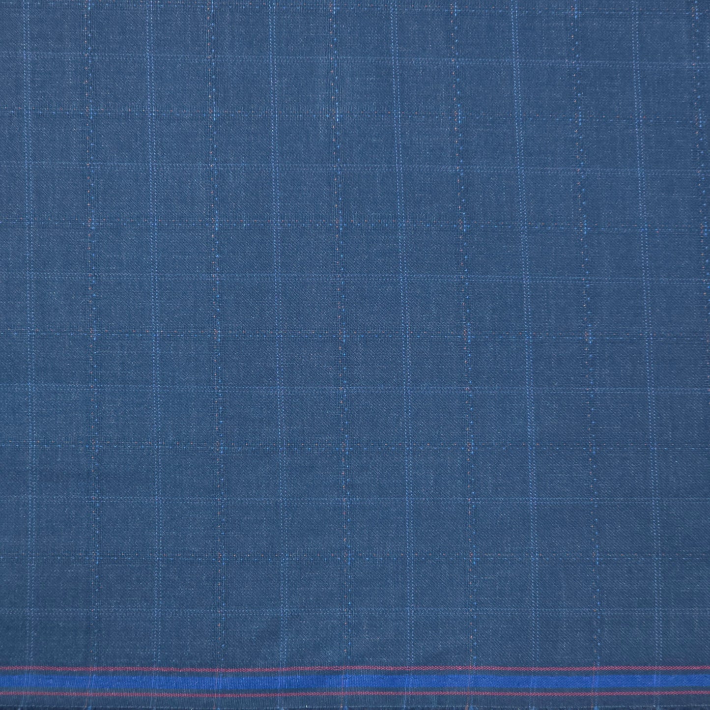 ABSOLUTO BLUE CHEKERED SUITING