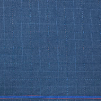 ABSOLUTO BLUE CHEKERED SUITING