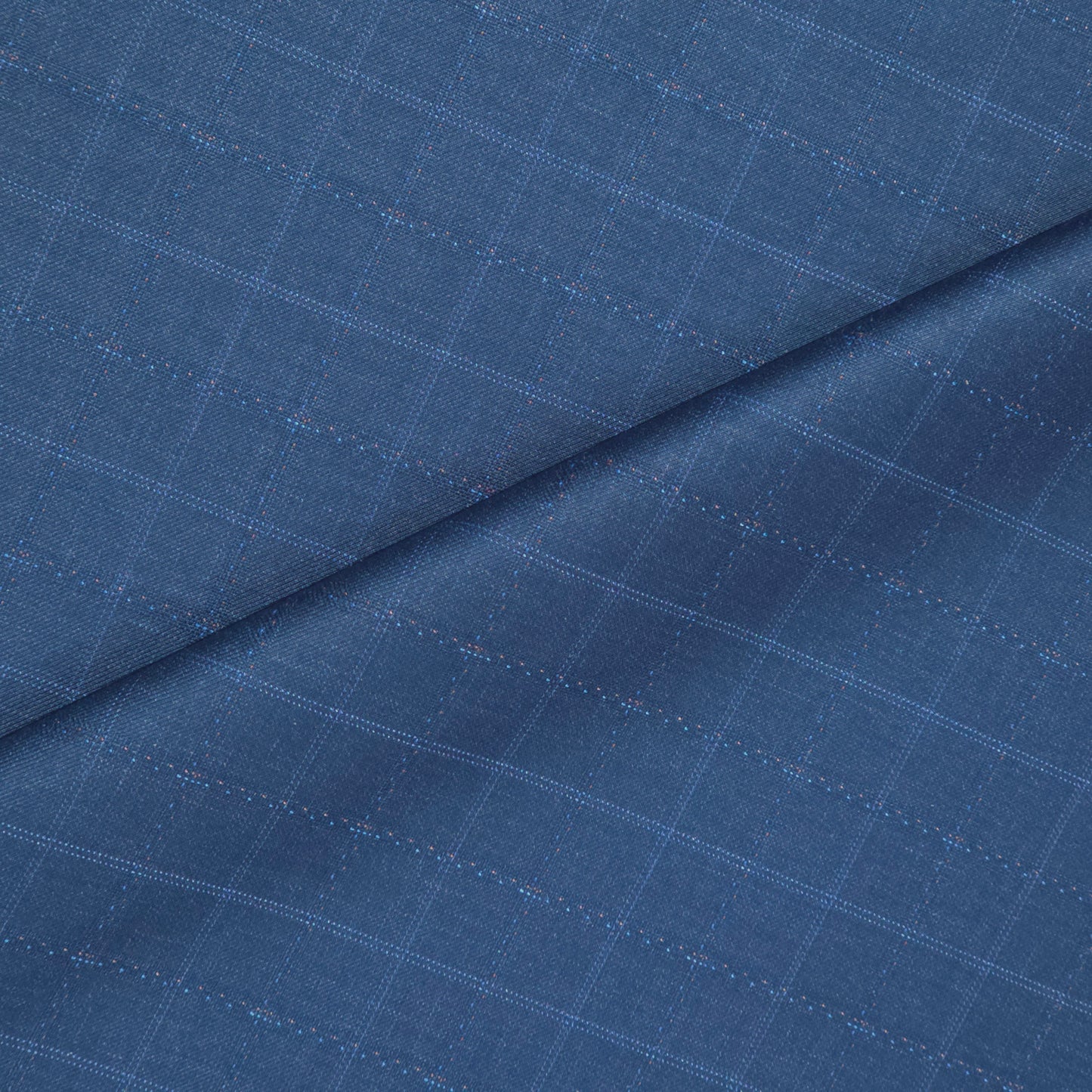 ABSOLUTO BLUE CHEKERED SUITING