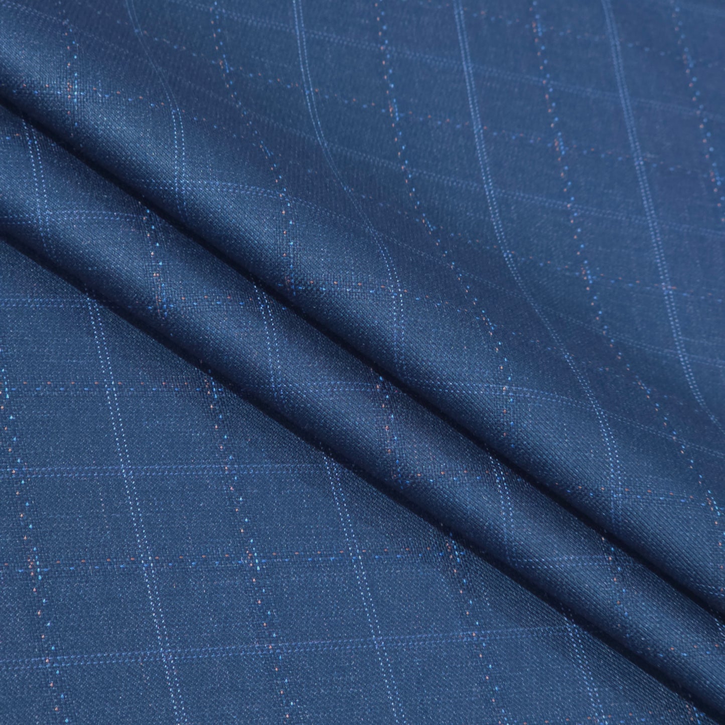ABSOLUTO BLUE CHEKERED SUITING