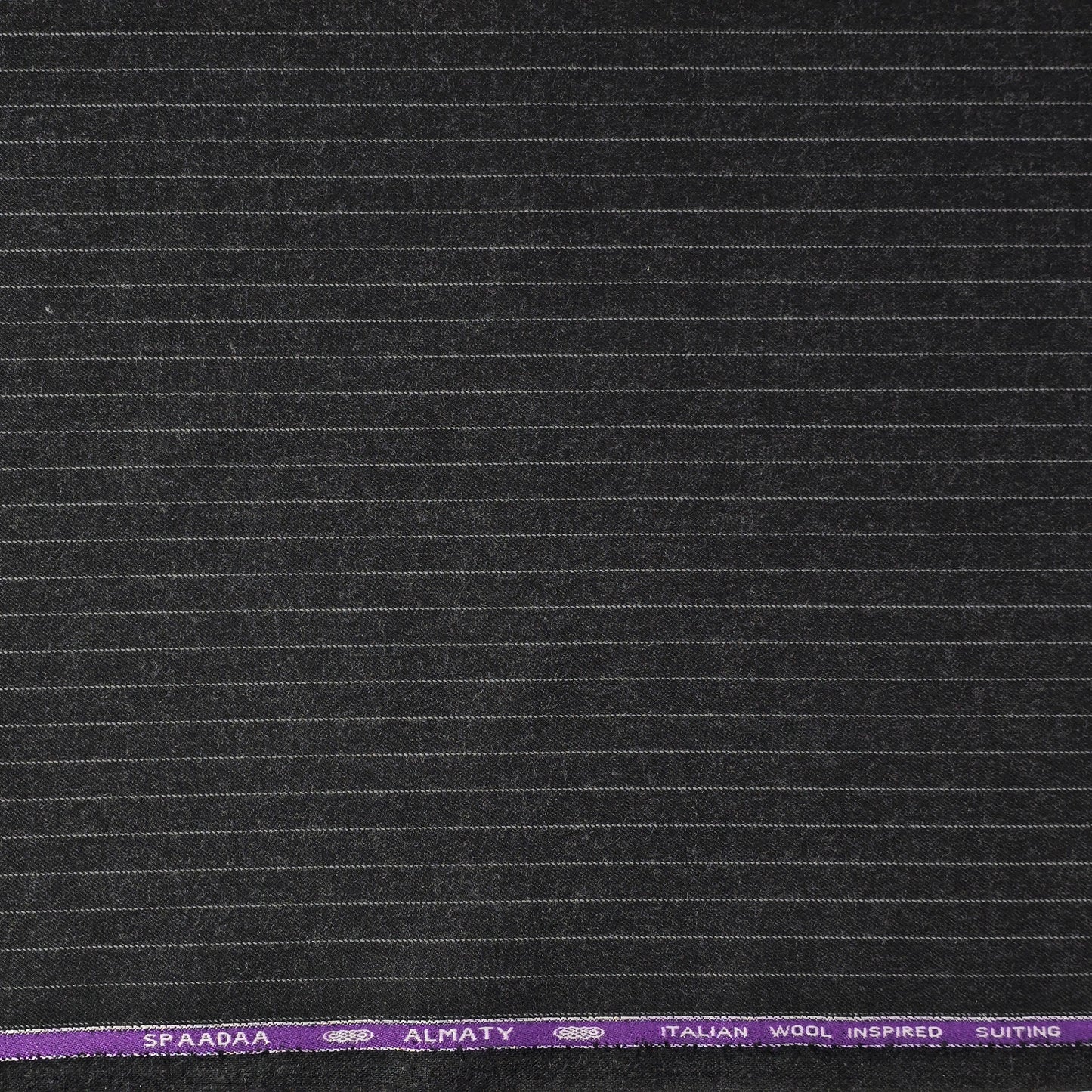 SPAADAA DARK GREY STRIPED TWEED