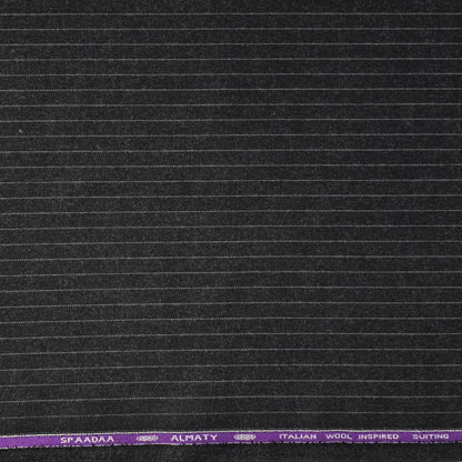 SPAADAA DARK GREY STRIPED TWEED