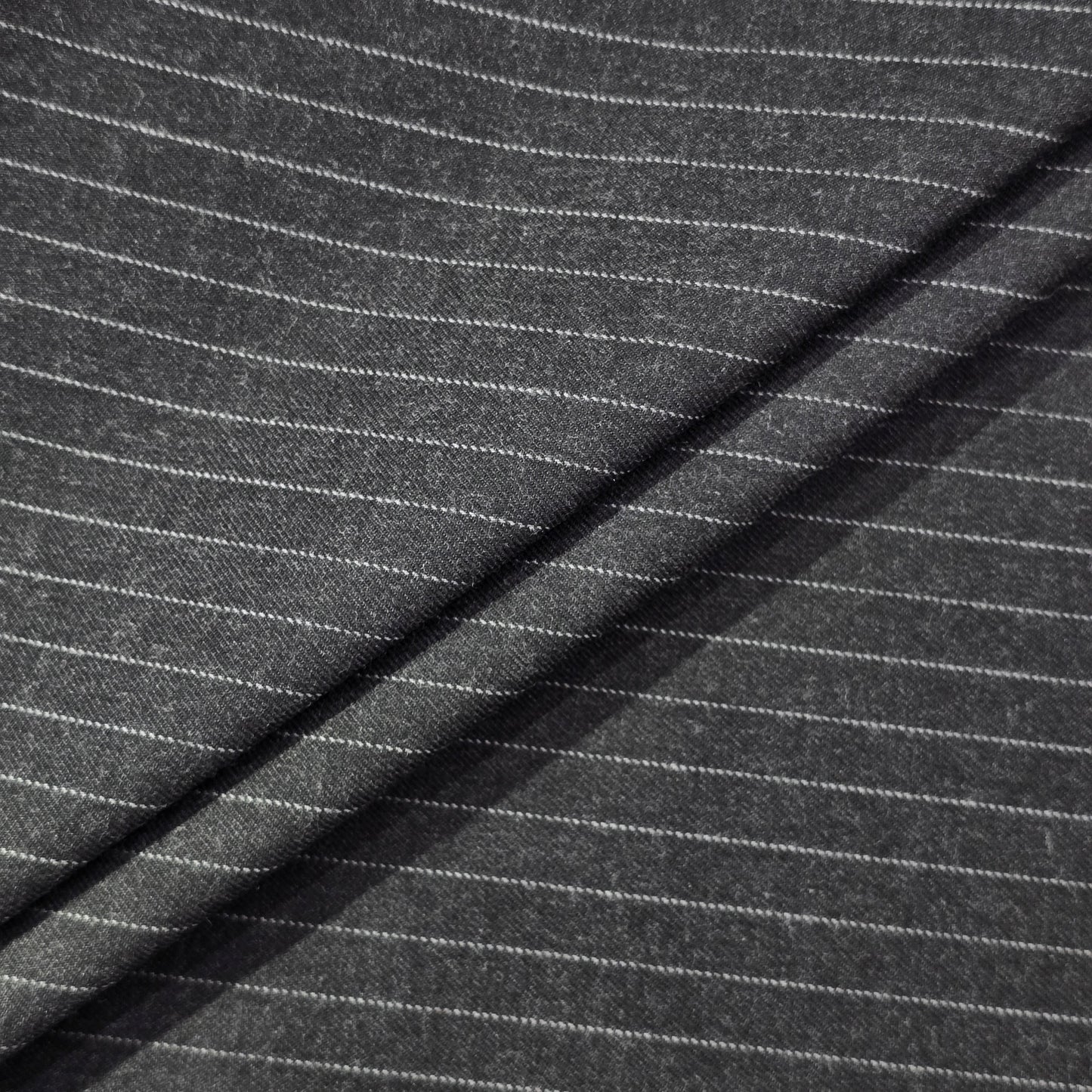 SPAADAA DARK GREY STRIPED TWEED
