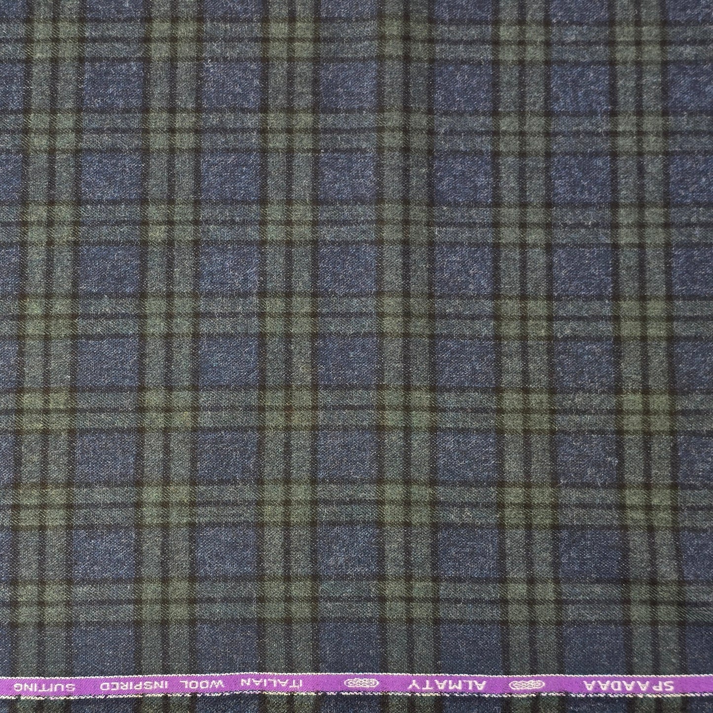 SPAADAA BLUE CHECKS TWEED