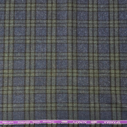 SPAADAA BLUE CHECKS TWEED