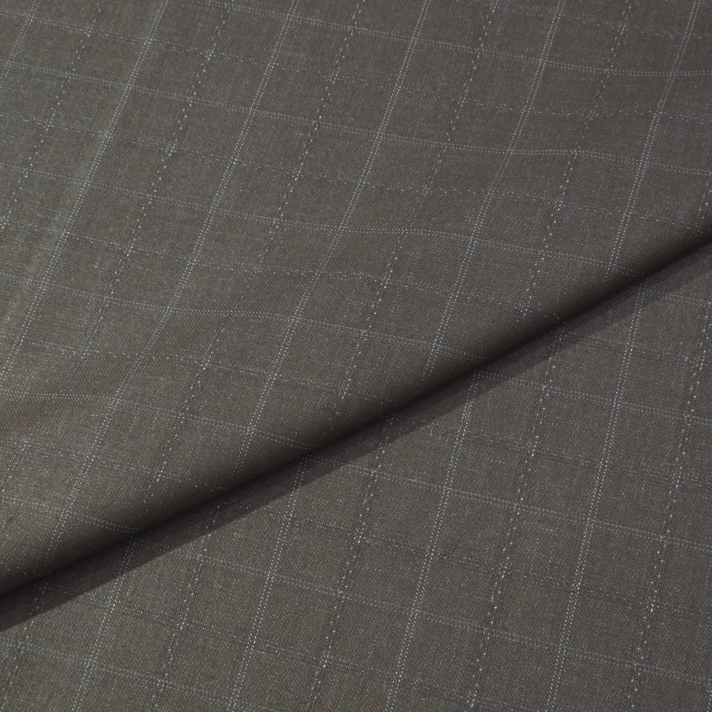ABSOLUTO BROWN CHECKES SUITING
