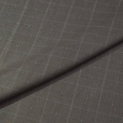 ABSOLUTO BROWN CHECKES SUITING