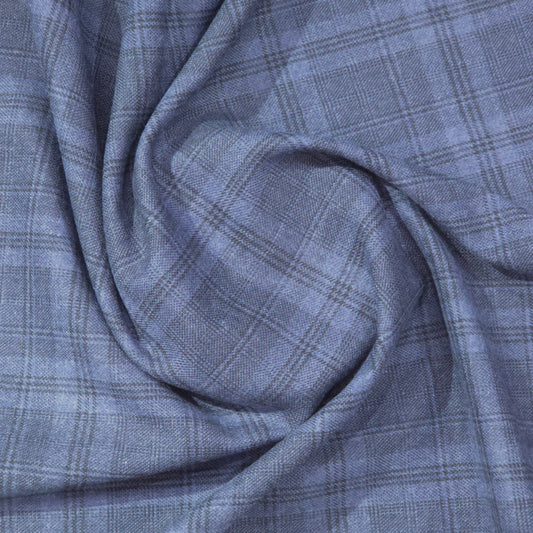 SPAADAA GREY CHECKERED TWEED