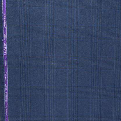 SPAADAA BLUE CHECKES TWEED