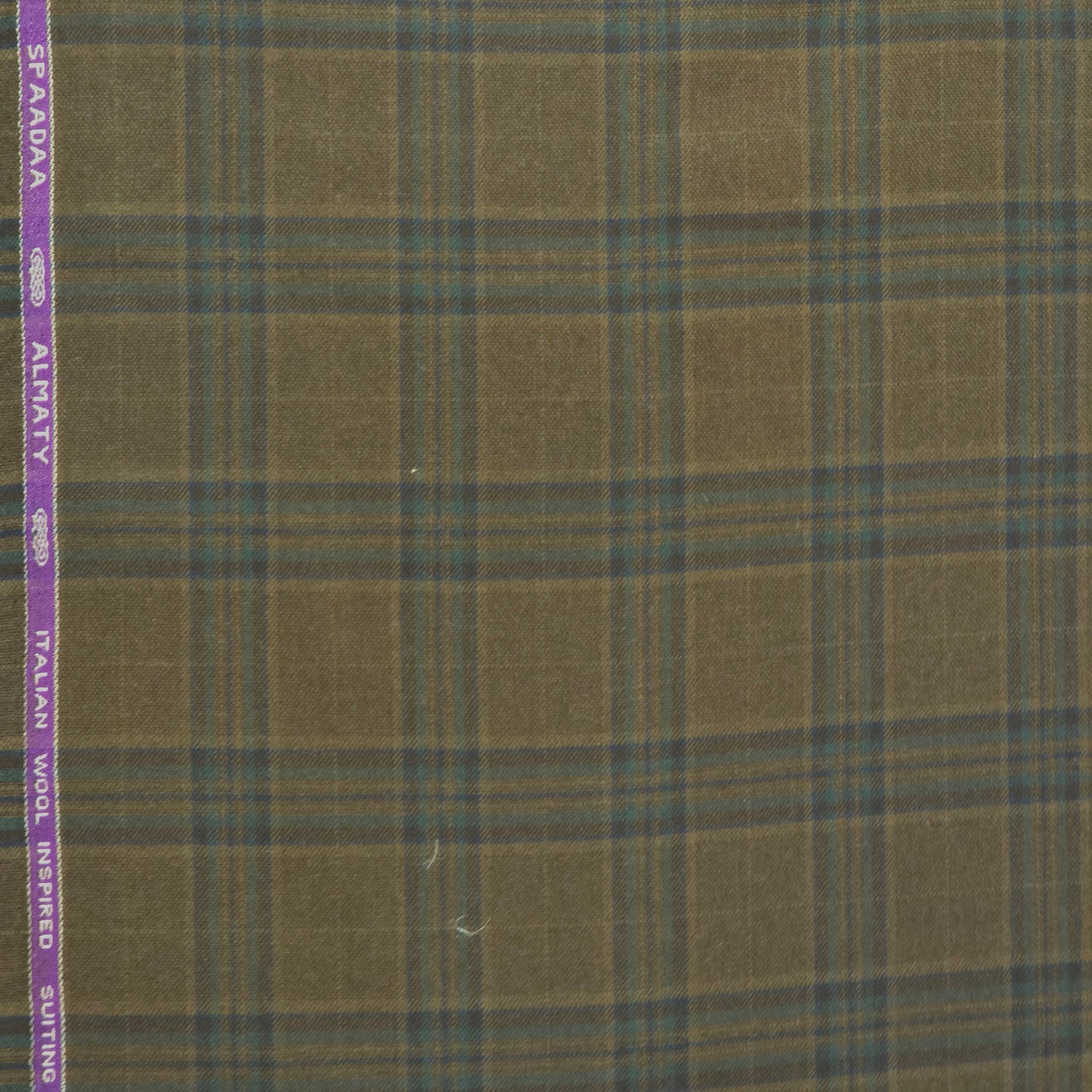 SPAADAA LIGHT BROWN CHECKS TWEED
