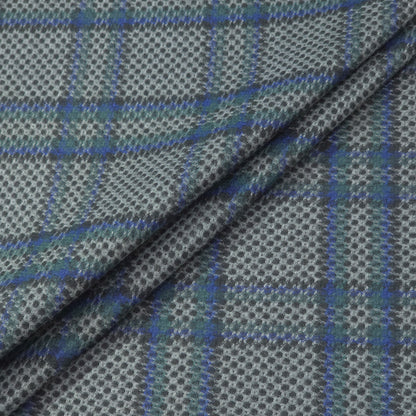 SPAADAA GREY CHECKS TWEED