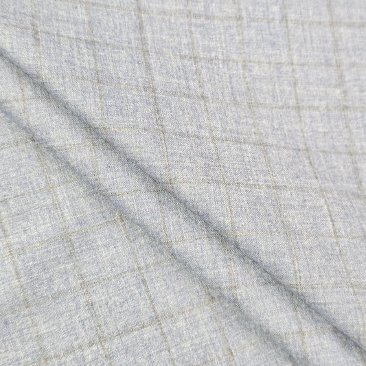 SPAADAA GREY CHECKES SUITING