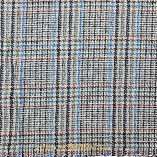 D&J GREY CHECKES TWEED