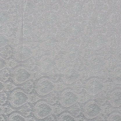 D&J TURQUOISE EMBROIDERED FABRIC