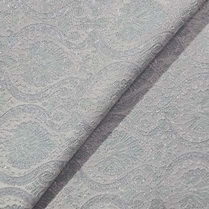 D&J TURQUOISE EMBROIDERED FABRIC