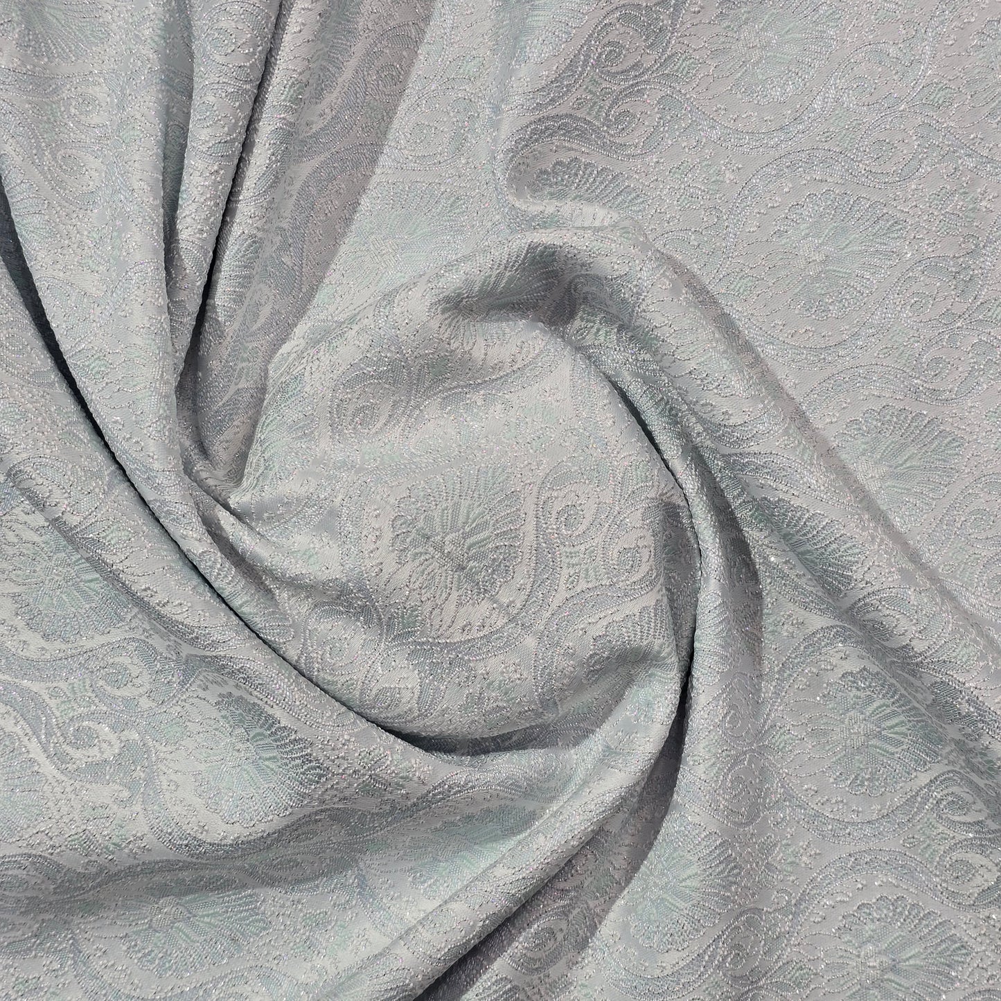 D&J TURQUOISE EMBROIDERED FABRIC