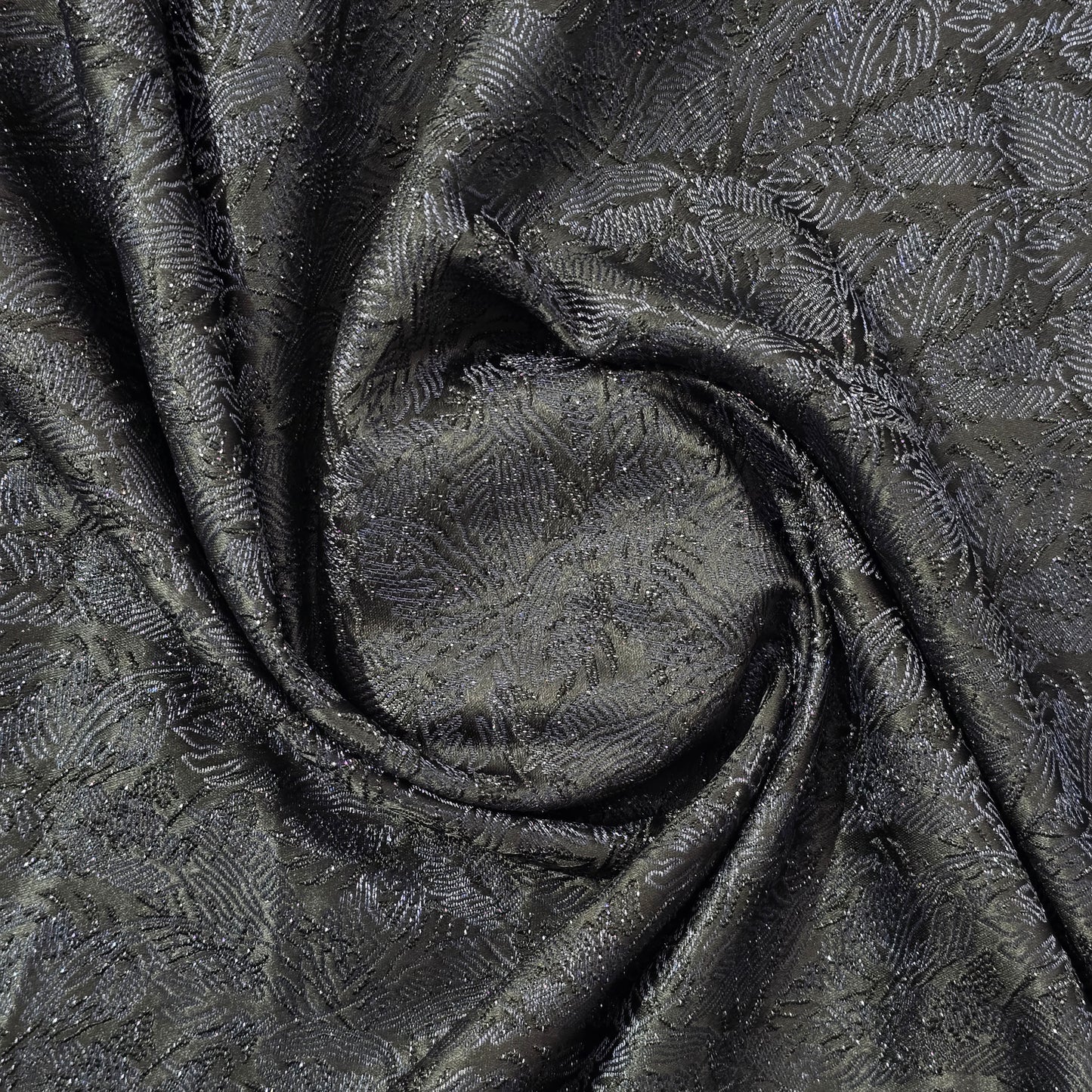 D&J BLACK EMBROIDERED TUXEDI WEAR FABRIC