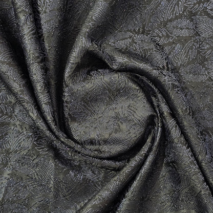 D&J BLACK EMBROIDERED TUXEDI WEAR FABRIC