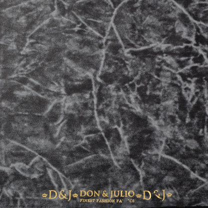 D&J GREY PRINTED TUXEDO FABRIC
