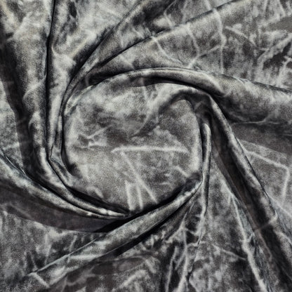 D&J GREY PRINTED TUXEDO FABRIC