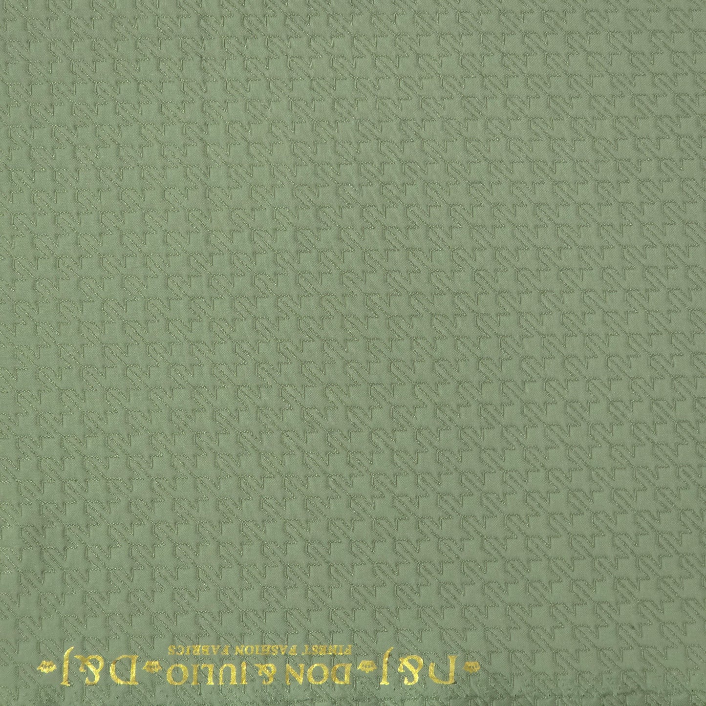 D&J PISTA GREEN SELF FABRIC