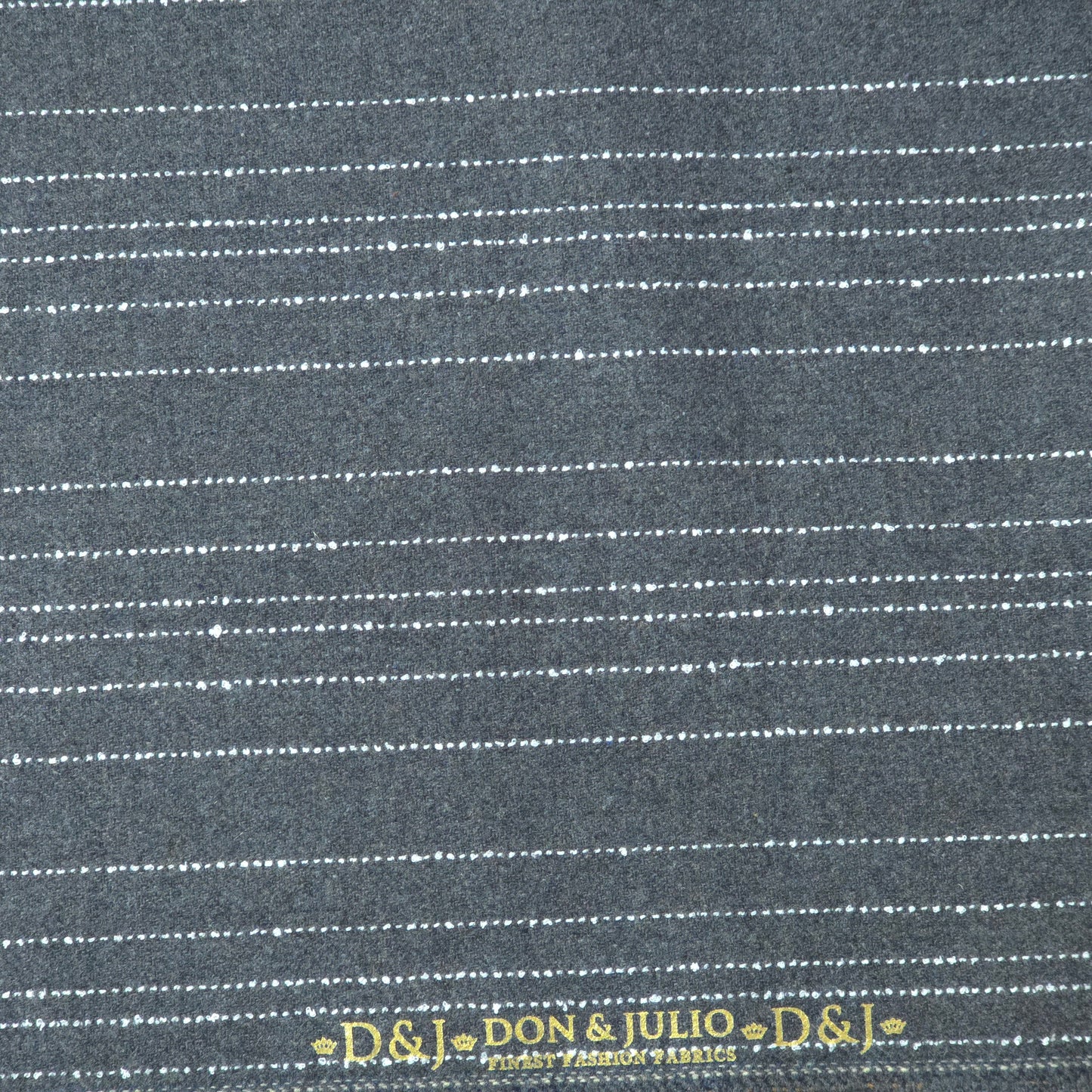 D&J GREY STRIPE TWEED