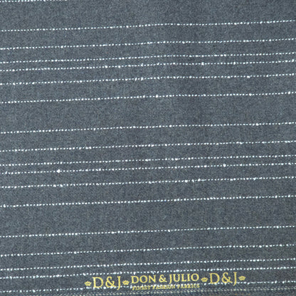 D&J GREY STRIPE TWEED