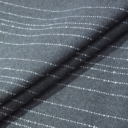 D&J GREY STRIPE TWEED