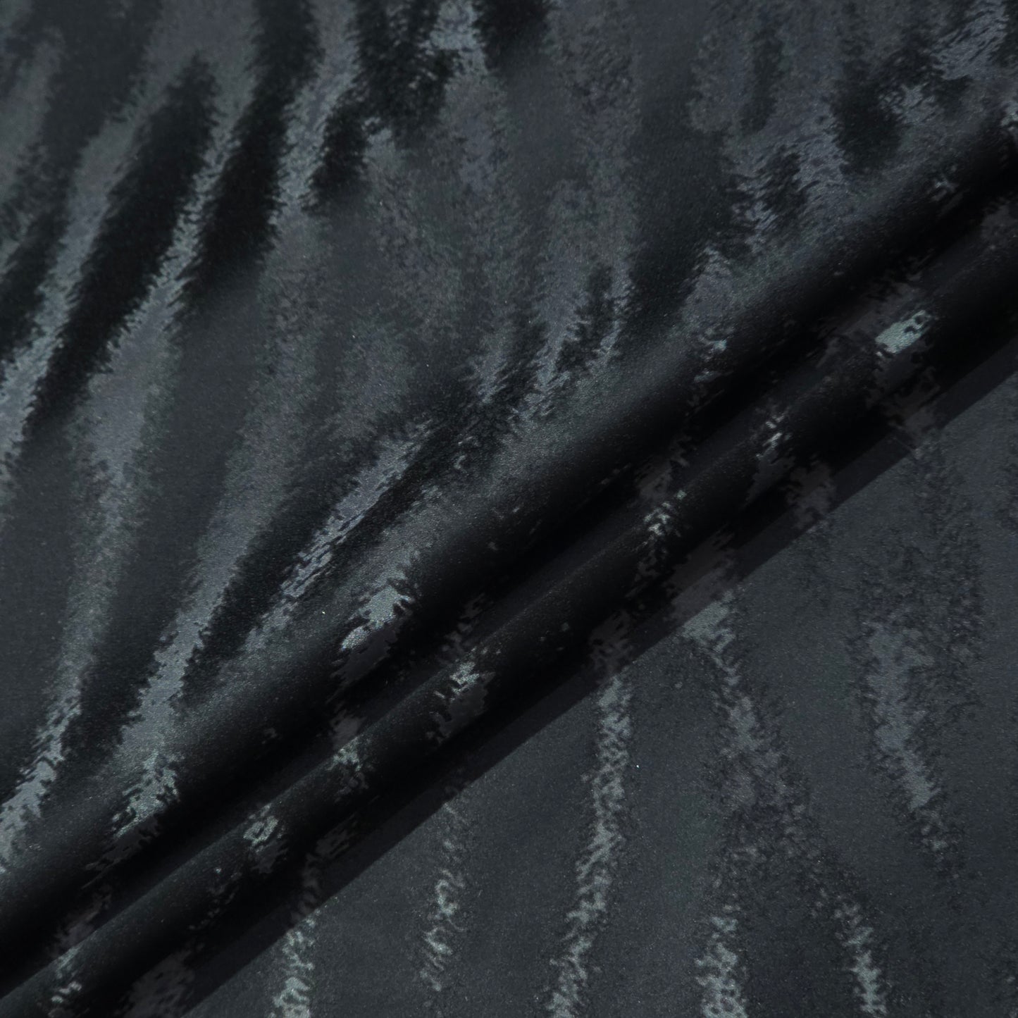 D&J BLACK PRINTED TUXEDO FABRIC