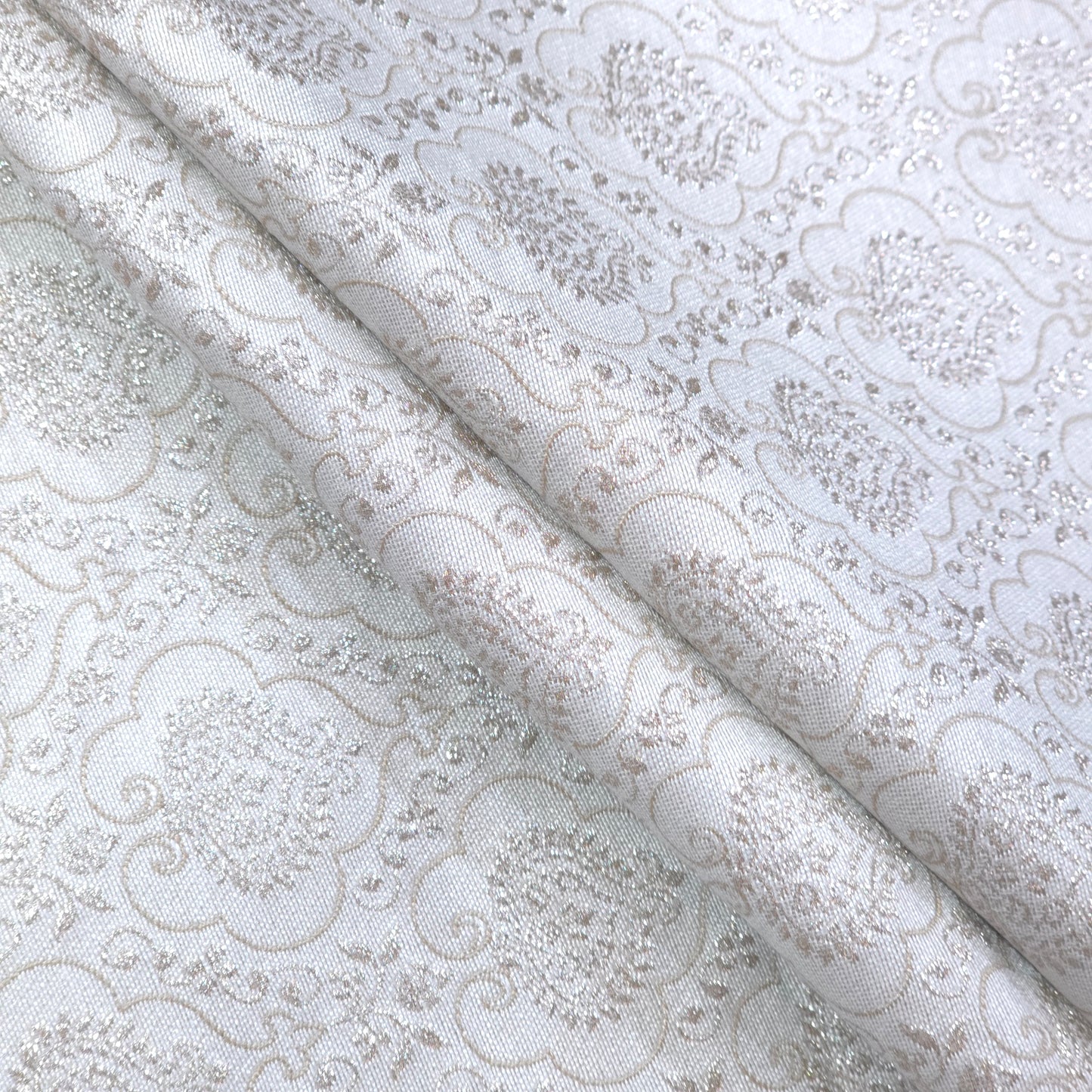 ITALIAN CHANNEL CREAM EMBROIDERED  FABRIC