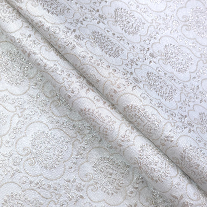 ITALIAN CHANNEL CREAM EMBROIDERED  FABRIC