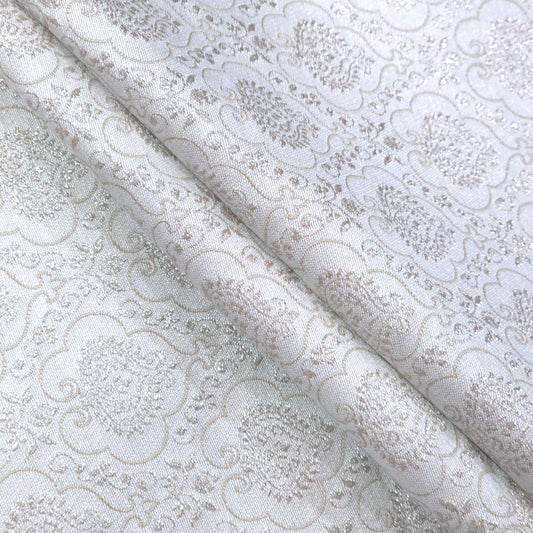 ITALIAN CHANNEL CREAM EMBROIDERED  FABRIC