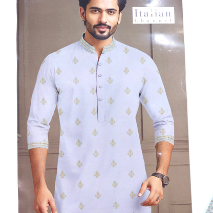 ITALIAN CHANNEL FIROJI EMBROIDERED KURTA FABRIC