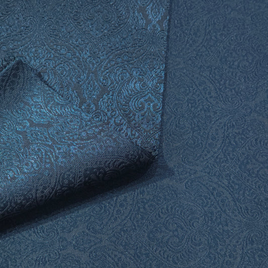 D&J GREEN JACQUARD FABRIC