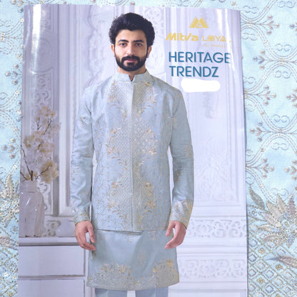 MITVA FIROJI EMBROIDERED FABRIC