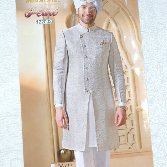 MITVA WHITE JACQUARD FABRIC