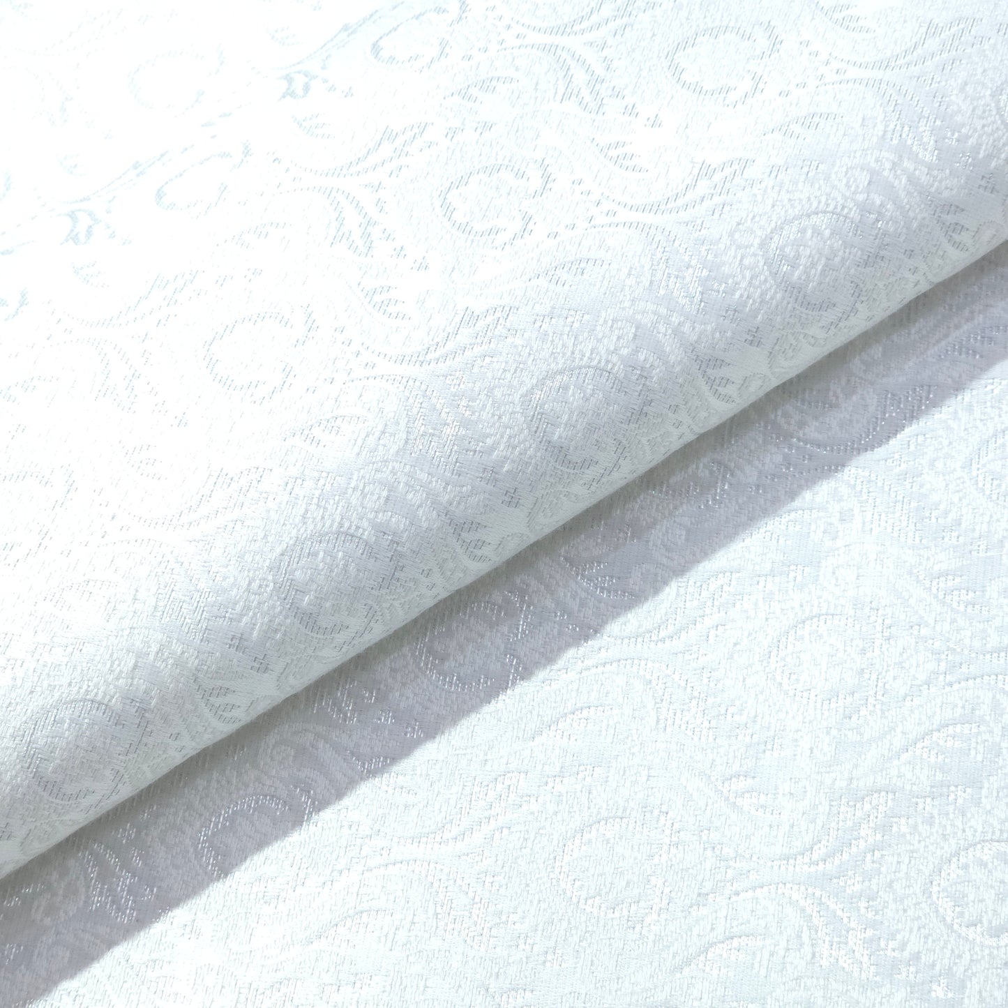 MITVA WHITE JACQUARD FABRIC