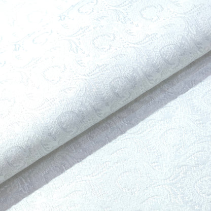 MITVA WHITE JACQUARD FABRIC