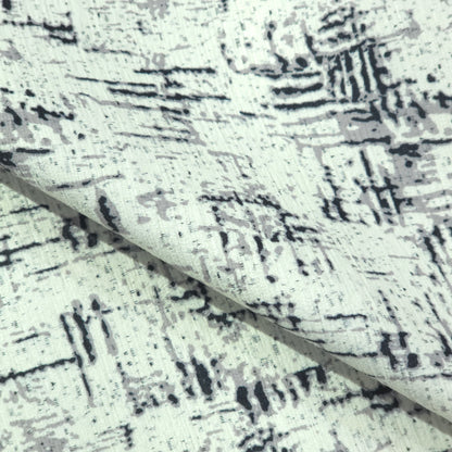 D&J WHITE PRINTED TWEED