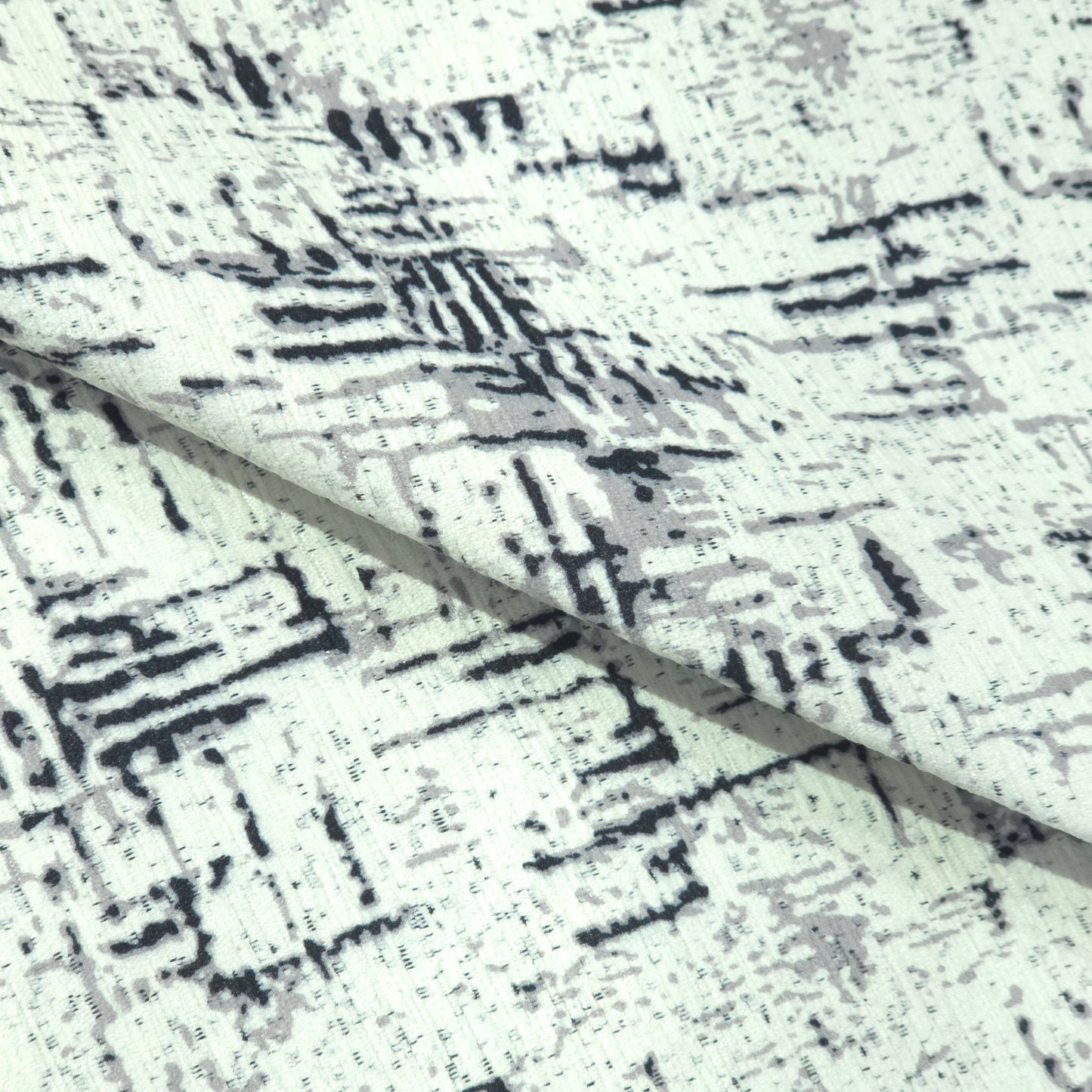 D&J WHITE PRINTED TWEED