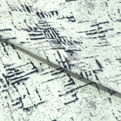 D&J WHITE PRINTED TWEED