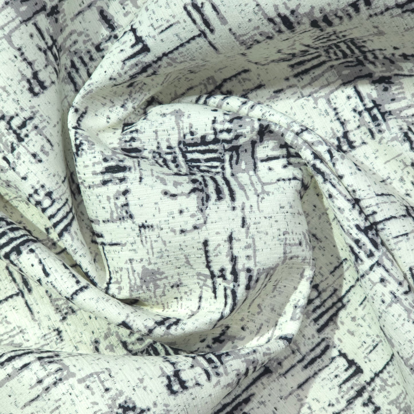 D&J WHITE PRINTED TWEED