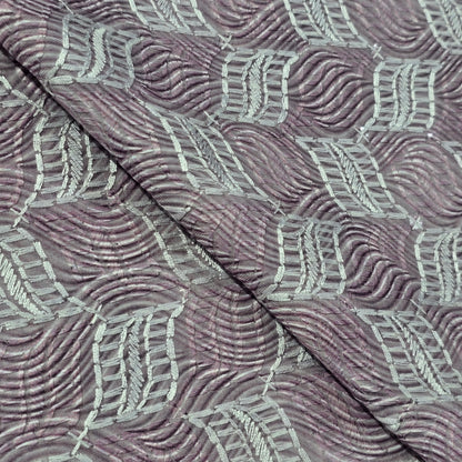 LILAC EMBROIDERED KURTA FABRIC