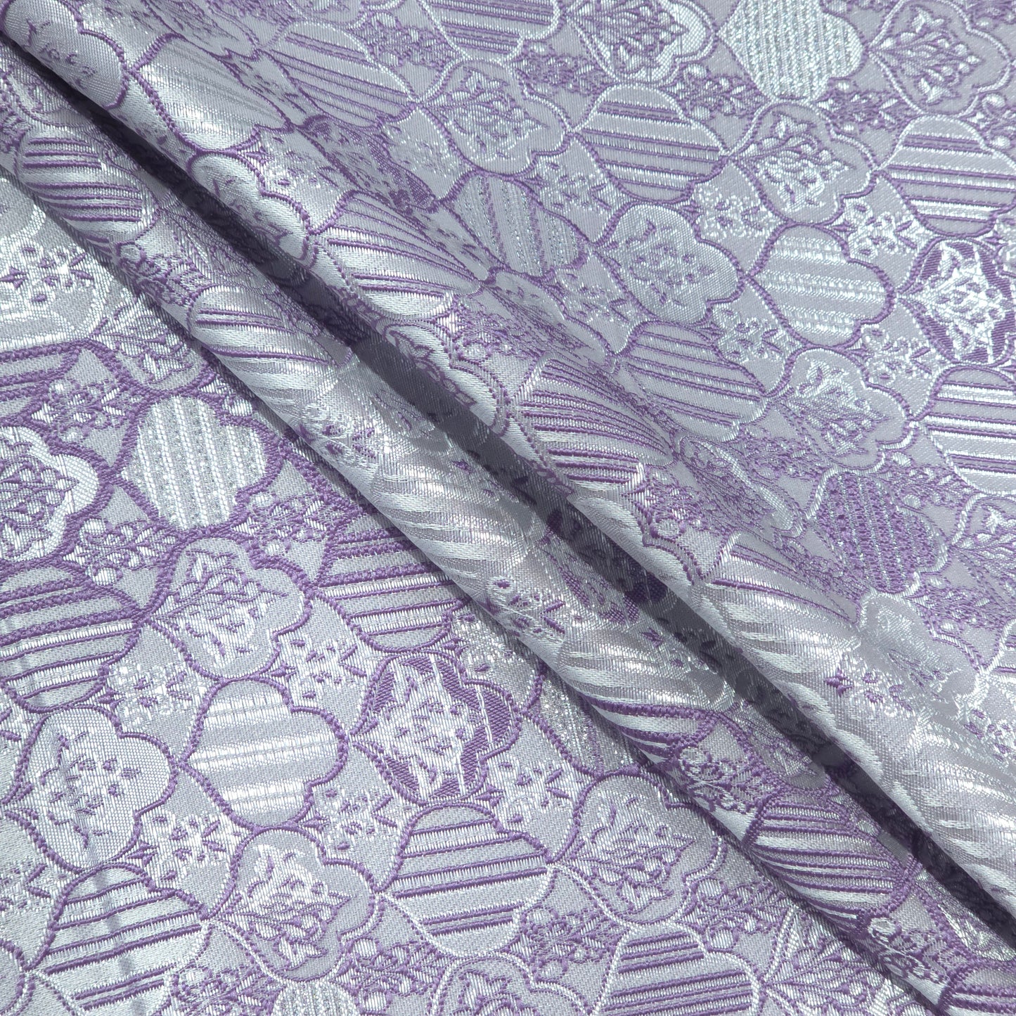 LILAC JACQUARD ETHINIC FABRIC