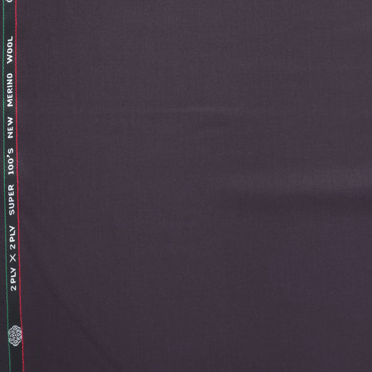 ABSOLUTO WOOL BLENDED WINE SUITING