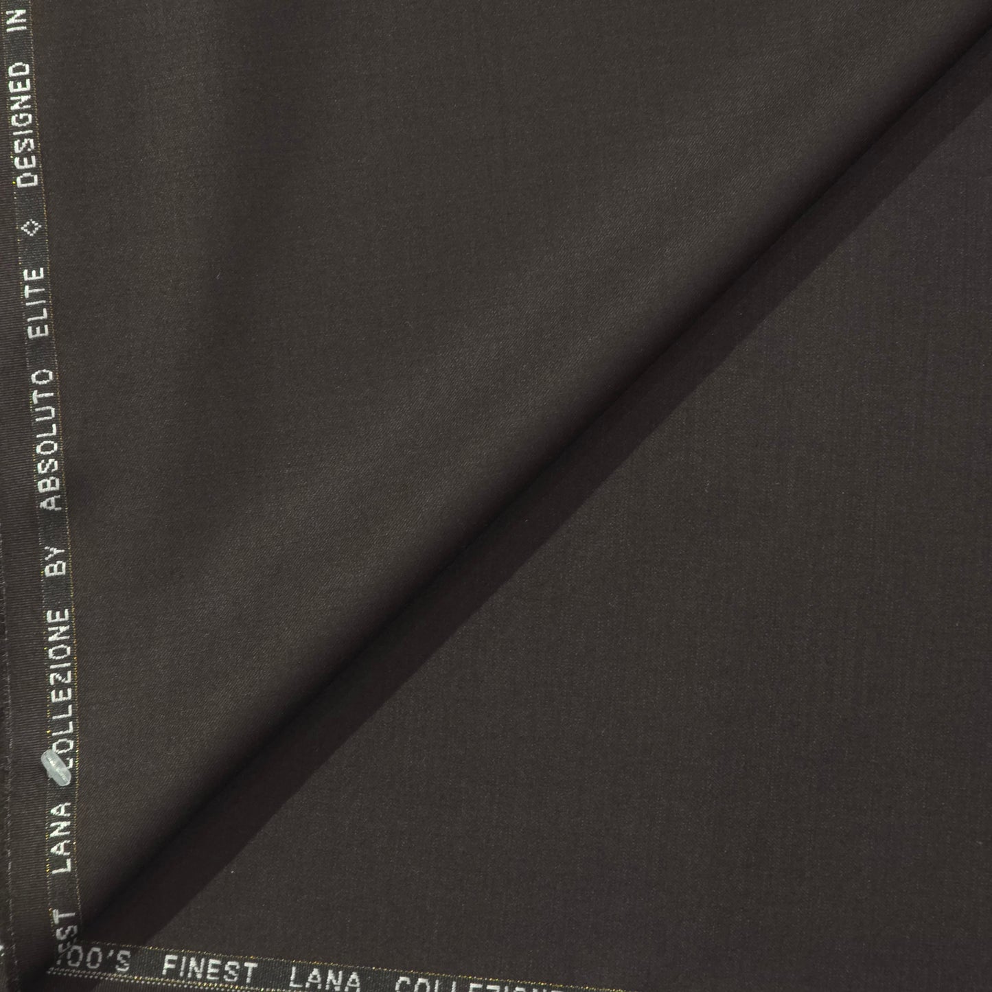 ABSOLUTO WOOL BLENDED BROWN SUITING