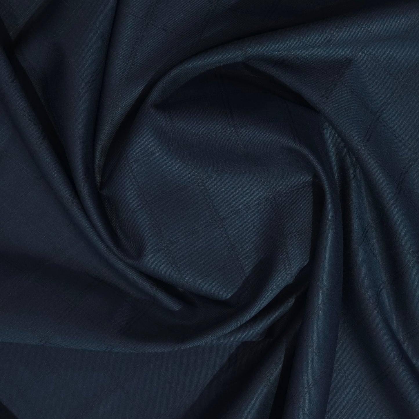 ABSOLUTO WOOL BLENDED BLUE CHECKS SUITING