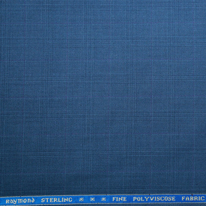 RAYMOND STERLING BLUE CHECKS SUITING