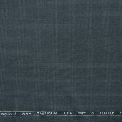 RAYMOND TROPICANA GREY CHECKS SUITING
