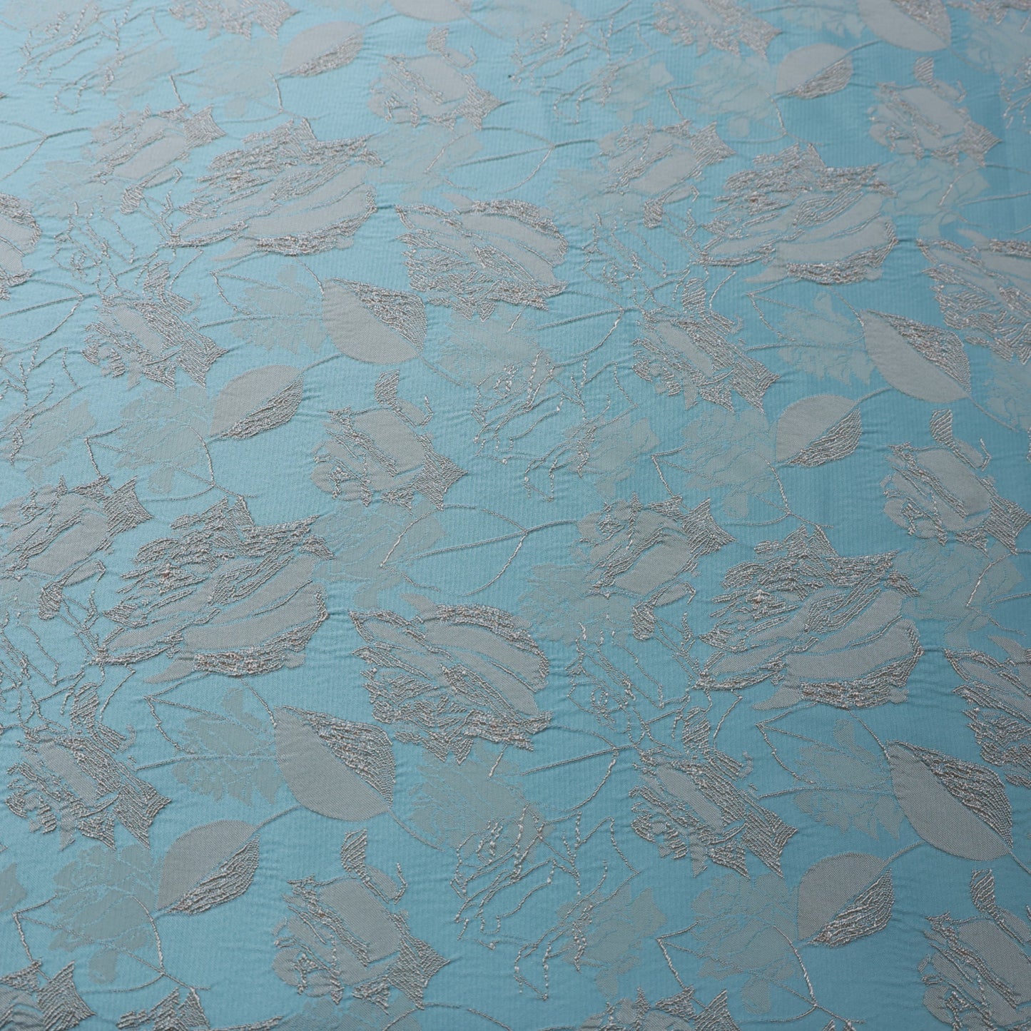 EMBOSED LIGHT TURQOISE FABRIC